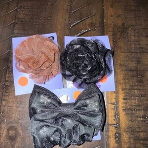 Elegant Black and Brown Hair Accessories Set